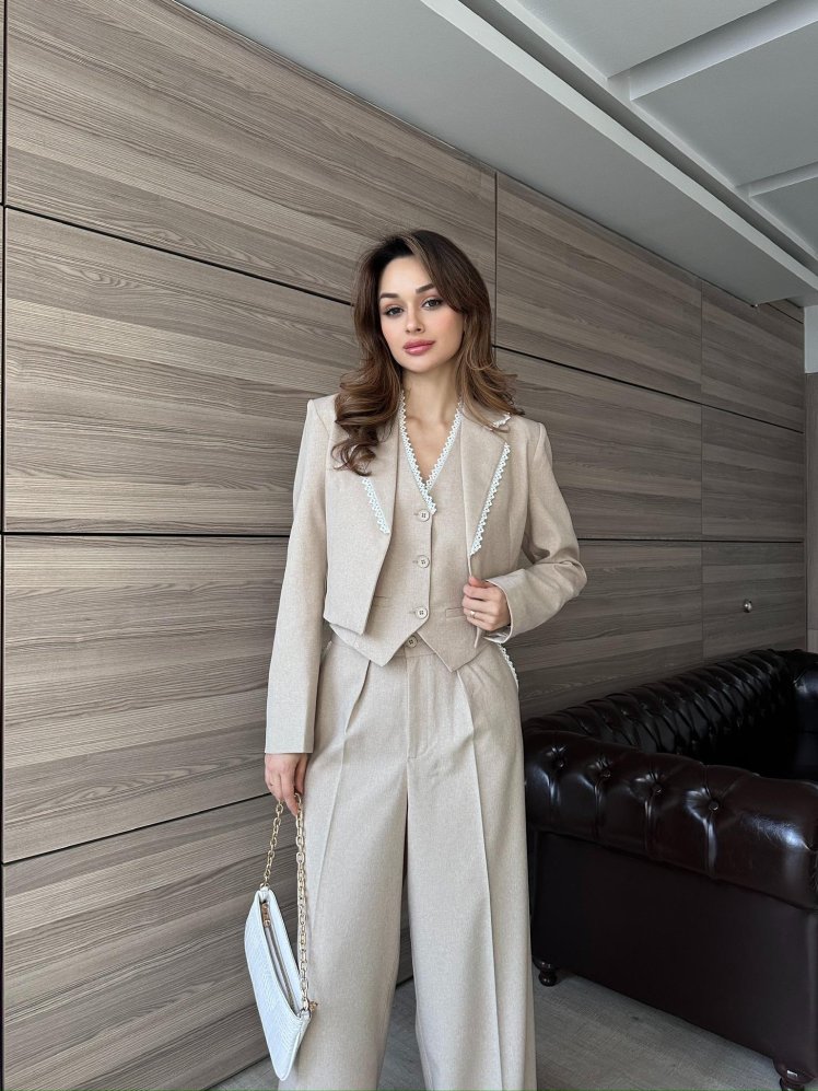 MAGGİE Takım 3715 - Krem - Mooi Butik