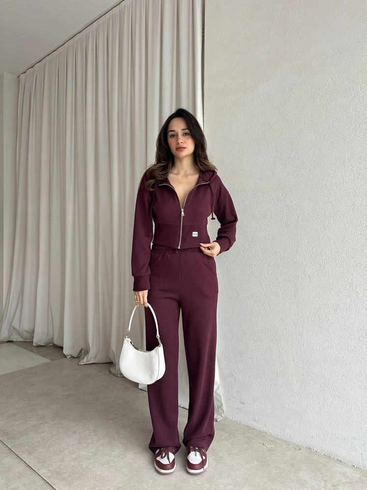 MALİVE Takım 8824 - Bordo - Mooi Butik
