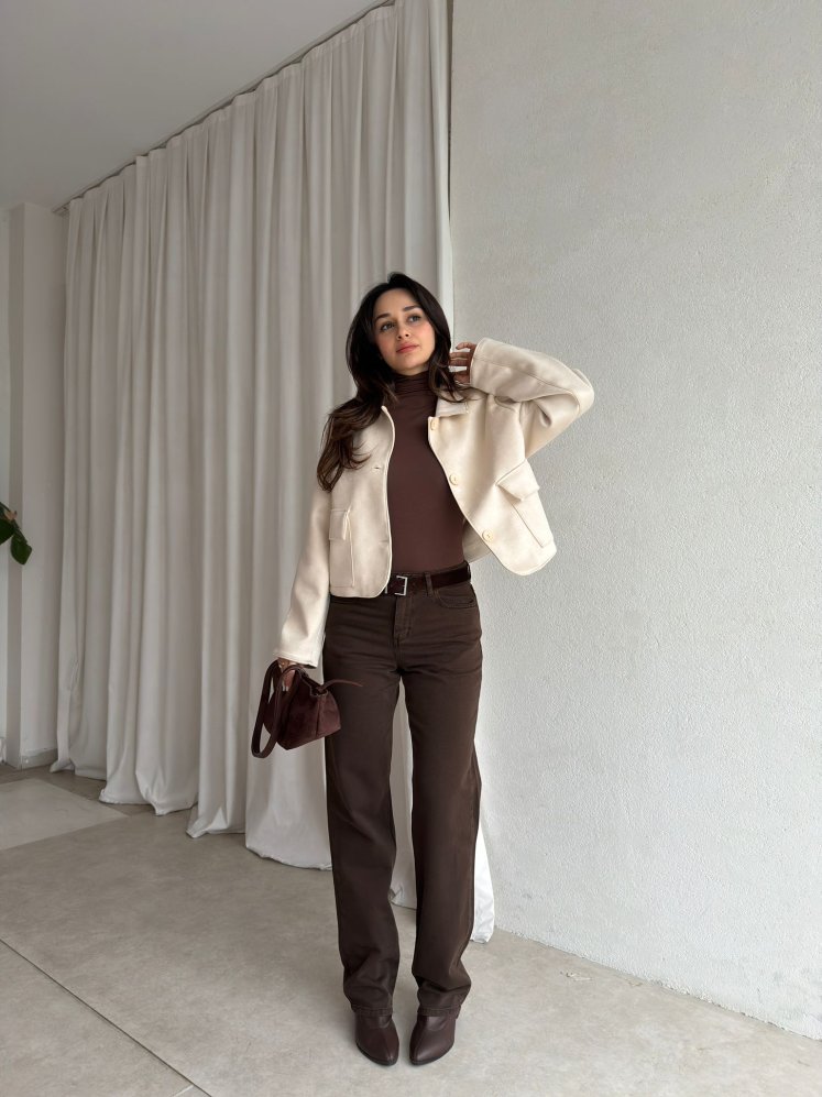 MANDER Jean 8873 - Acı Kahve - Mooi Butik