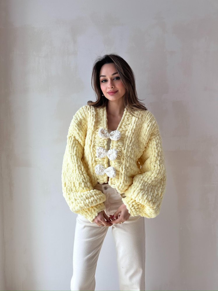 MARİPOSA Hırka 4357 - Sarı - Mooi Butik