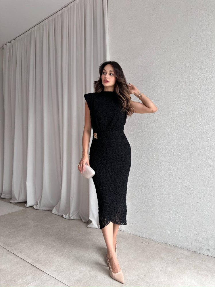 MASTER Elbise 8369 - Siyah - Mooi Butik