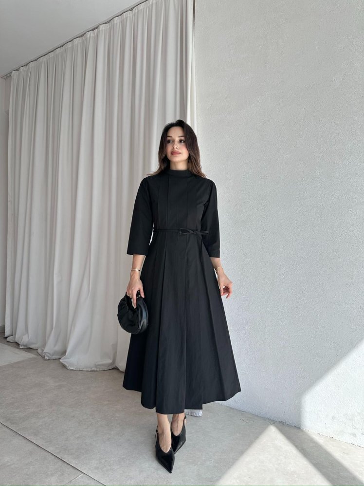 MAYER Elbise 8250 -Siyah - Mooi Butik