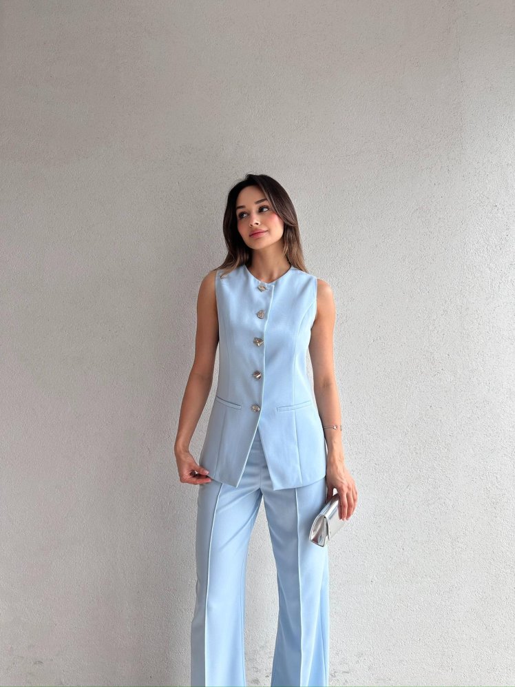 MEGAW Takım 8872 - Mavi - Mooi Butik