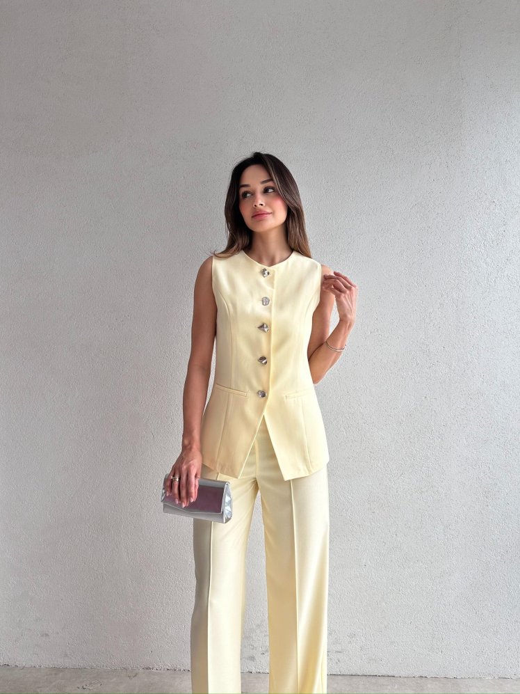 MEGAW Takım 8872 - Sarı - Mooi Butik