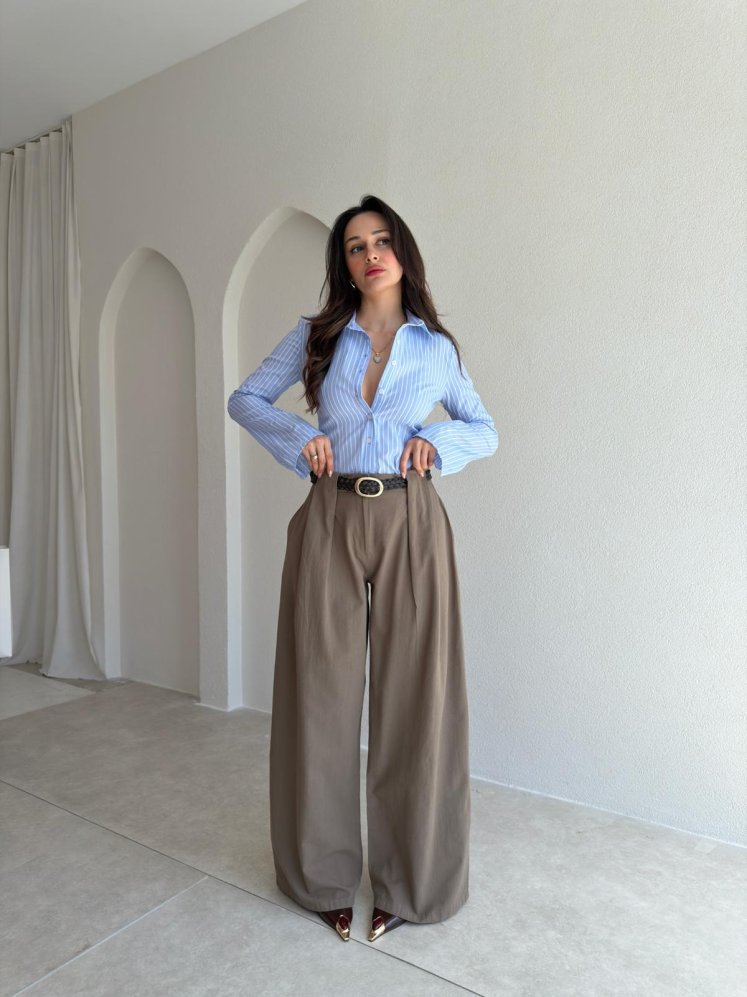 MELT Keten Pantolon 5454 - Haki - Mooi Butik