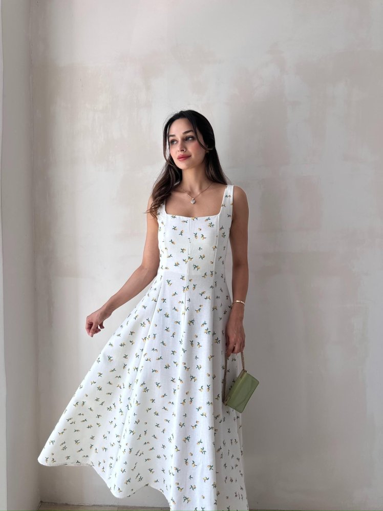 MENDY Midi Elbise 2821 - Mooi Butik