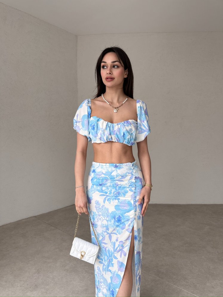 MERİOL Takım 3293 - Mavi - Mooi Butik