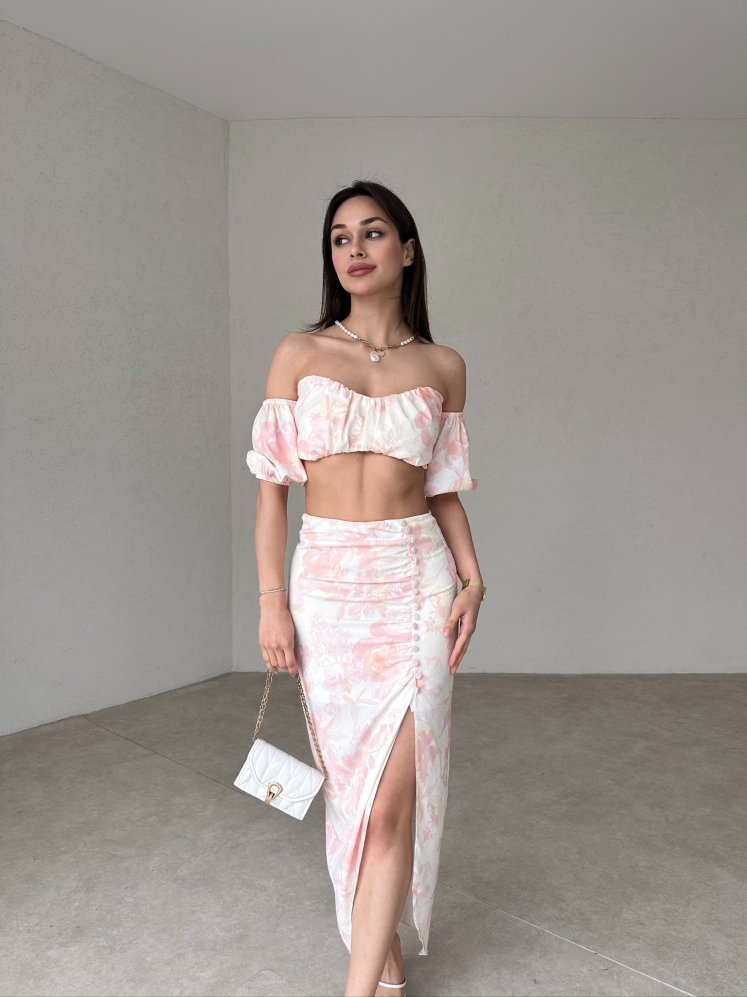 MERİOL Takım 3293 - Pudra - Mooi Butik