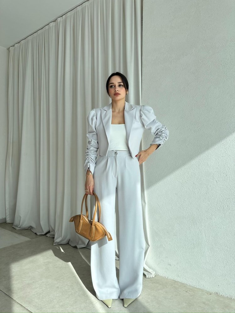 MERSET Takım 8687 - Gri - Mooi Butik