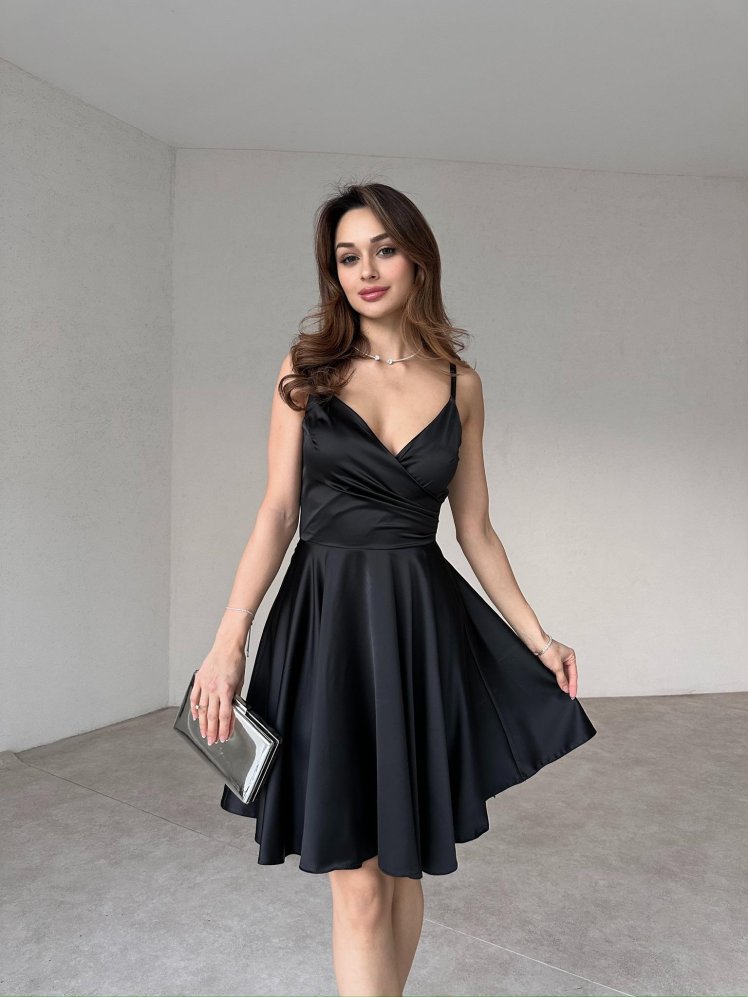 MİLANO Mini Elbise 1992 - Siyah - Mooi Butik