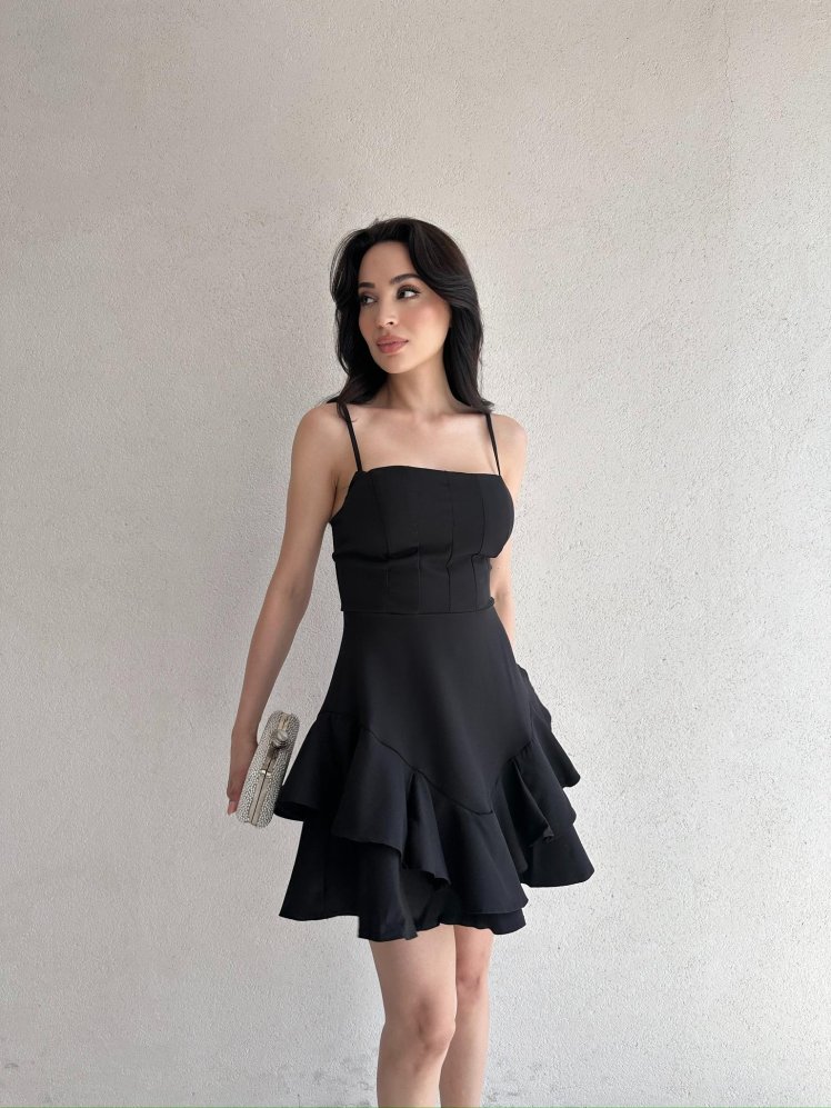 Mini PRENSES Elbise 5578 - Siyah - Mooi Butik