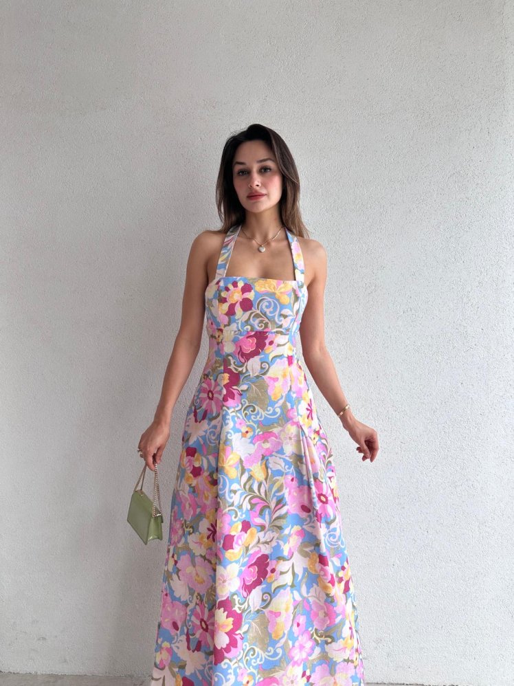 MİRADA Maxi Elbise 9899 - Mooi Butik