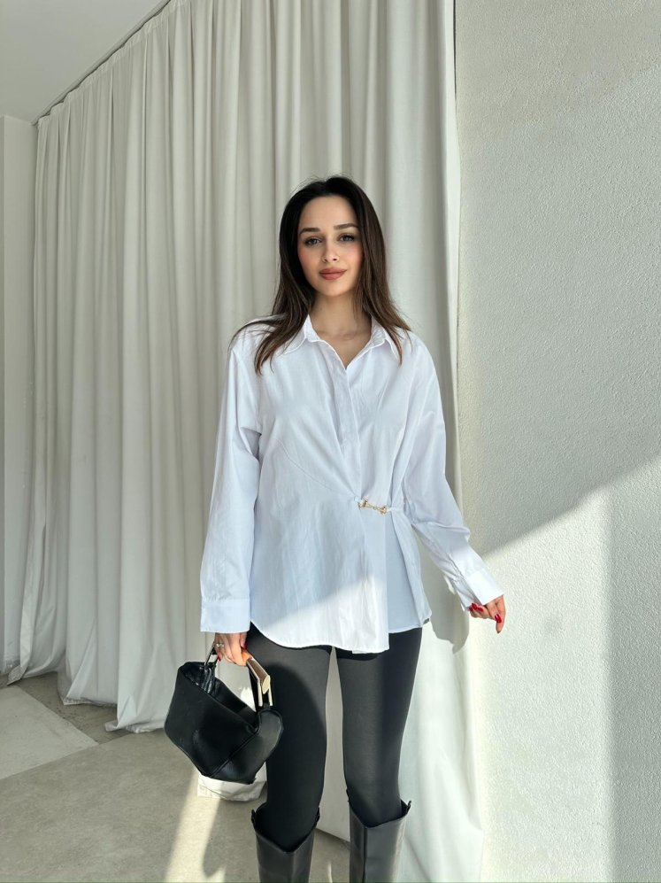 MOLLY Gömlek 8810 - Beyaz - Mooi Butik