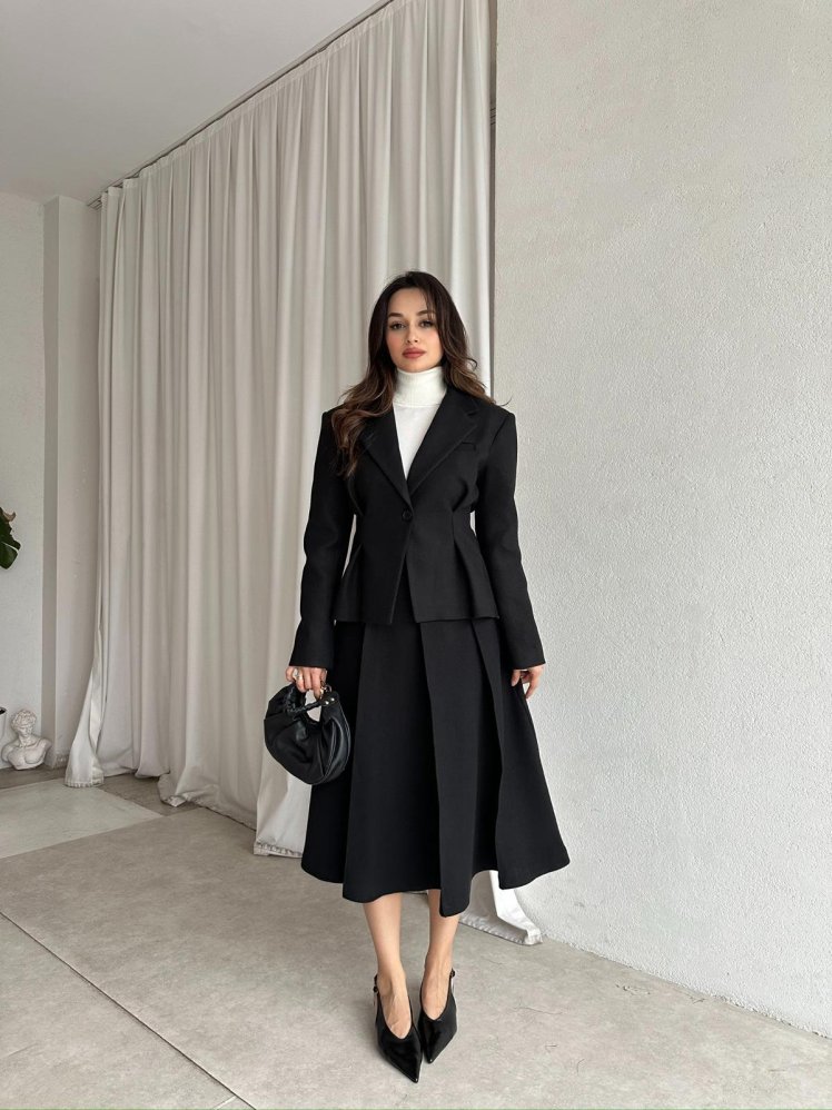 MORİDA Takım 8613 - Siyah - Mooi Butik