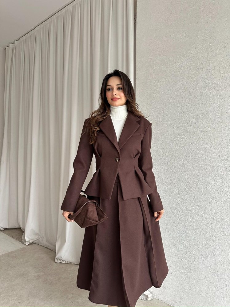 MORİDA Takım 8613 - Acı Kahve - Mooi Butik