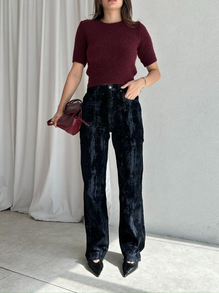 MULAN Kadife Jean 8608 - Lacivert - Mooi Butik (1)