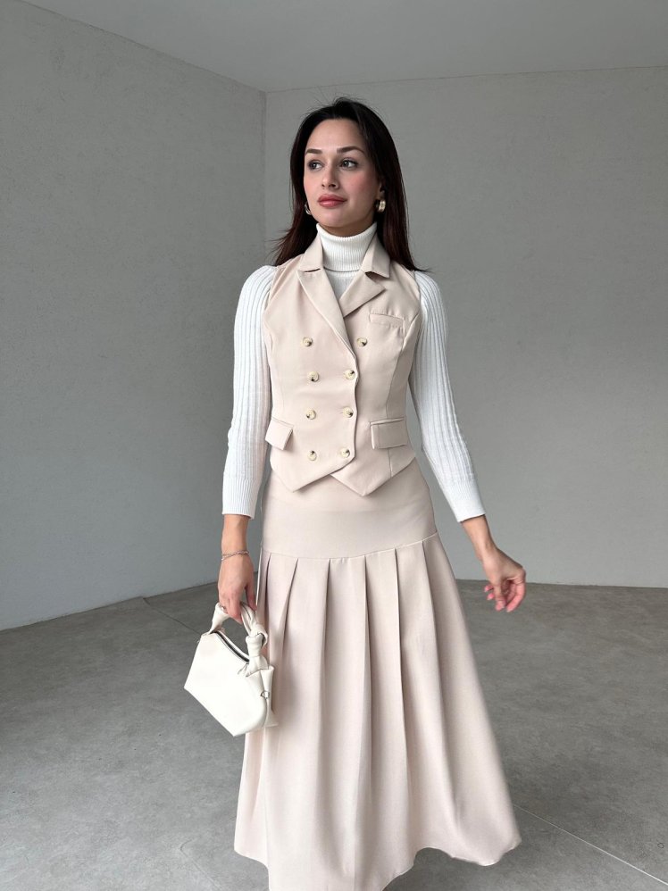 MURROW Takım 4910 - Krem - Mooi Butik