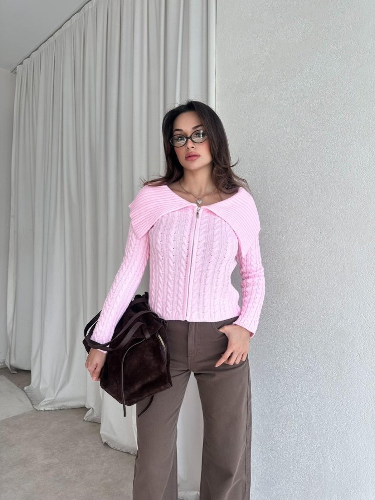 NARCİSSA Kazak 8504 - Pembe - Mooi Butik (1)