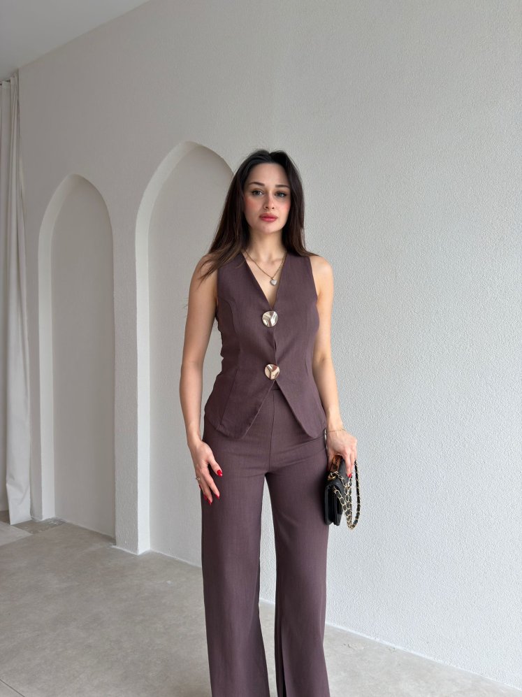 NEGRONİ Takım 8921 - Acı Kahve - Mooi Butik