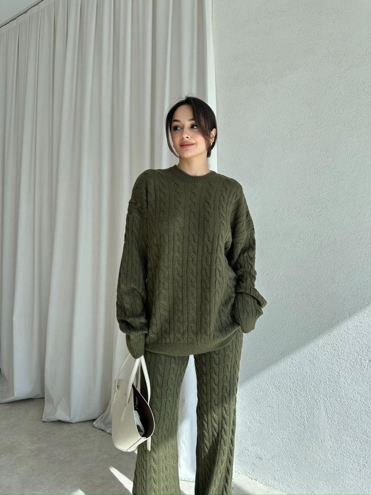 NELSON Triko Takım 8648 - Haki - Mooi Butik