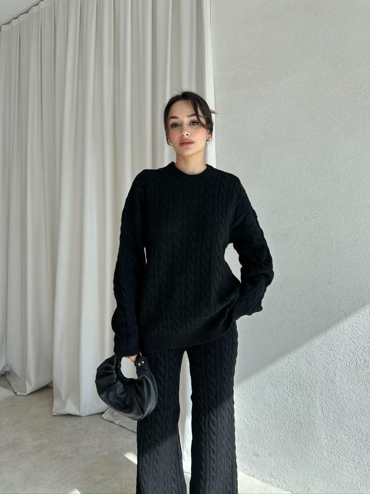 NELSON Triko Takım 8648 - Siyah - Mooi Butik