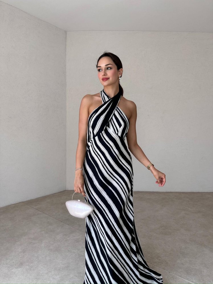 NİLOSSA Maxi Elbise 3998 - Mooi Butik