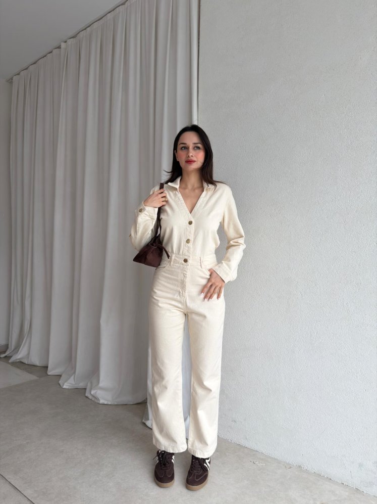 NOA Denim Tulum 8790 - Krem - Mooi Butik