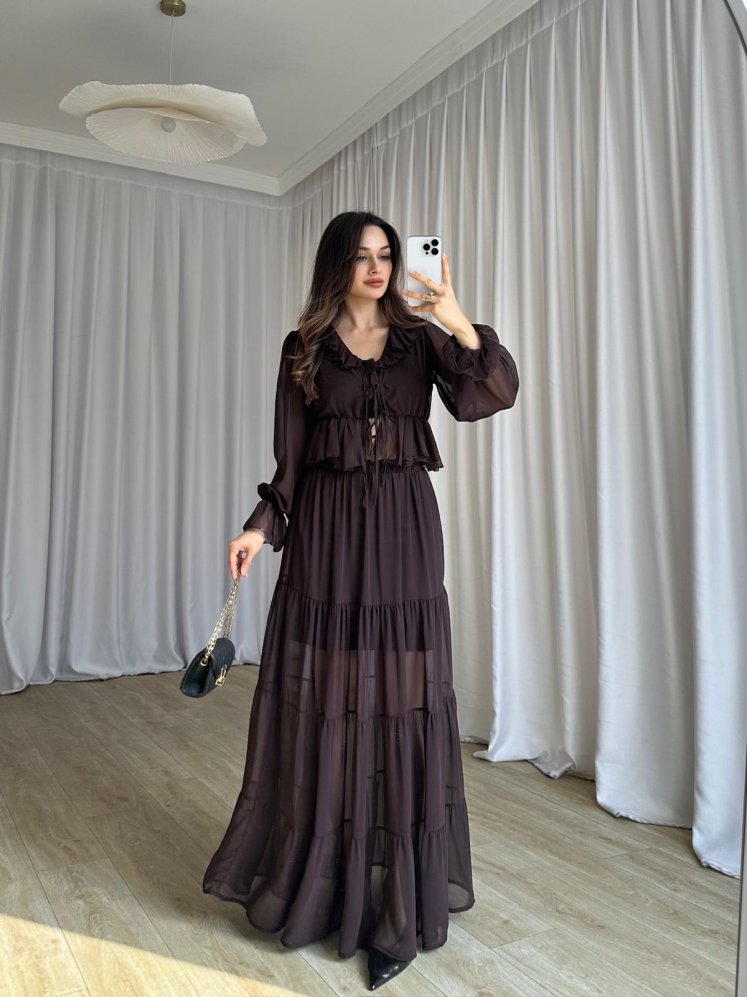 NOMAD Takım 8339 - Acı Kahve - Mooi Butik