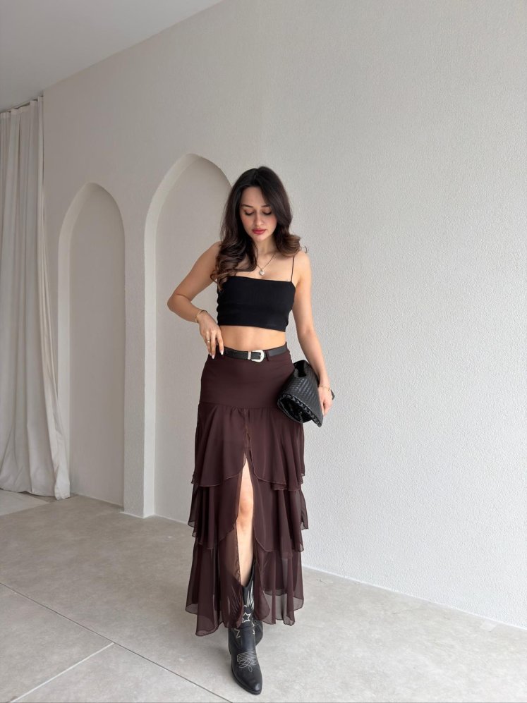 NUNO Etek 9533 - Acı Kahve - Mooi Butik