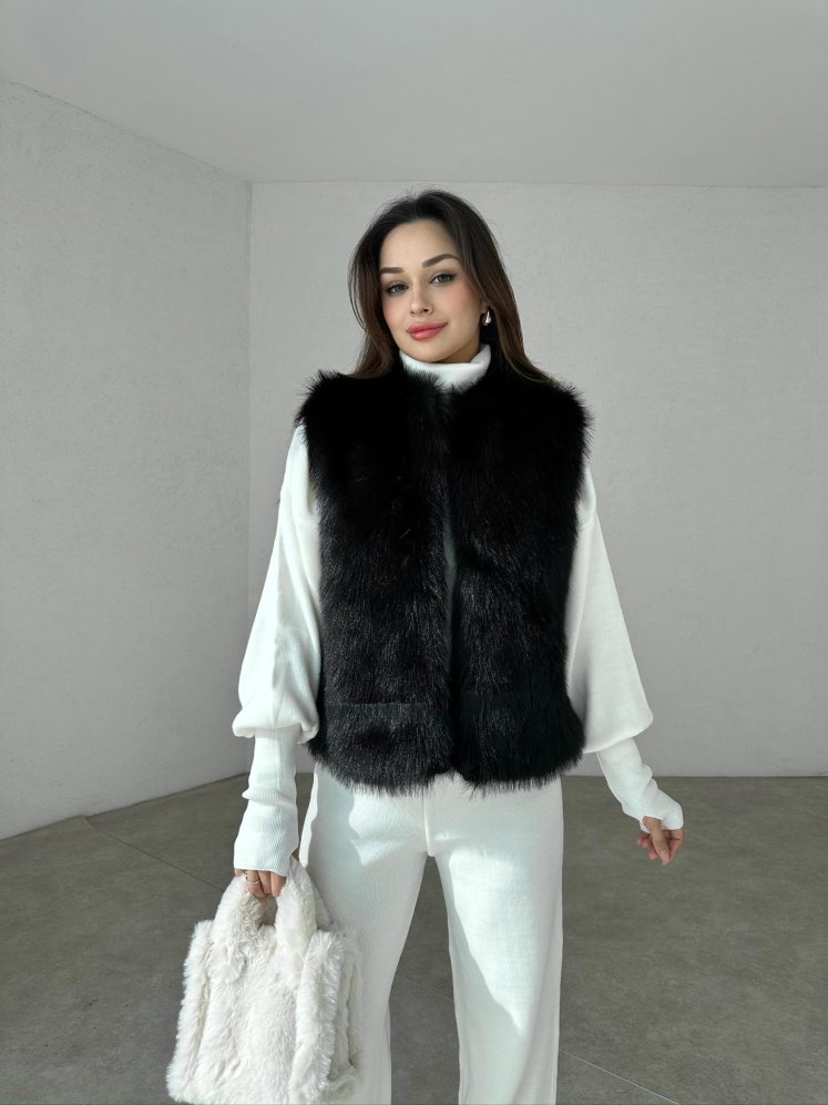 OCTAVİA Yelek 4832 - Siyah - Mooi Butik