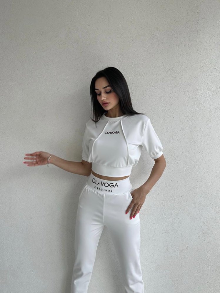 OLAVOGA Eşofman Takımı 7443 - Beyaz - Mooi Butik