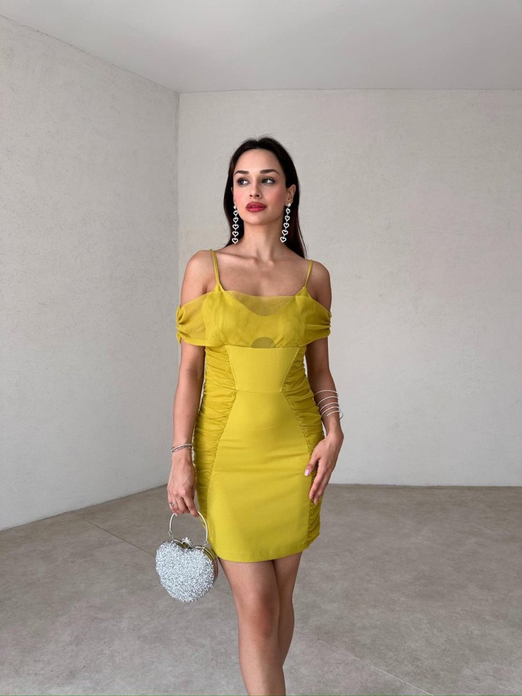 Sweden Elbıse 4729 - Yeşil - Mooi Butik