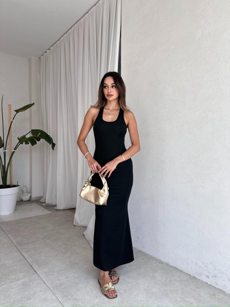 OPİA Elbise 8023 - Siyah - Mooi Butik