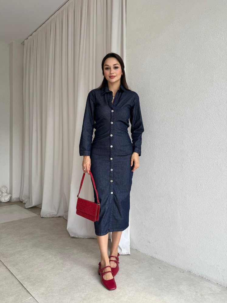 PABLO Elbise 8537 - Mavi - Mooi Butik