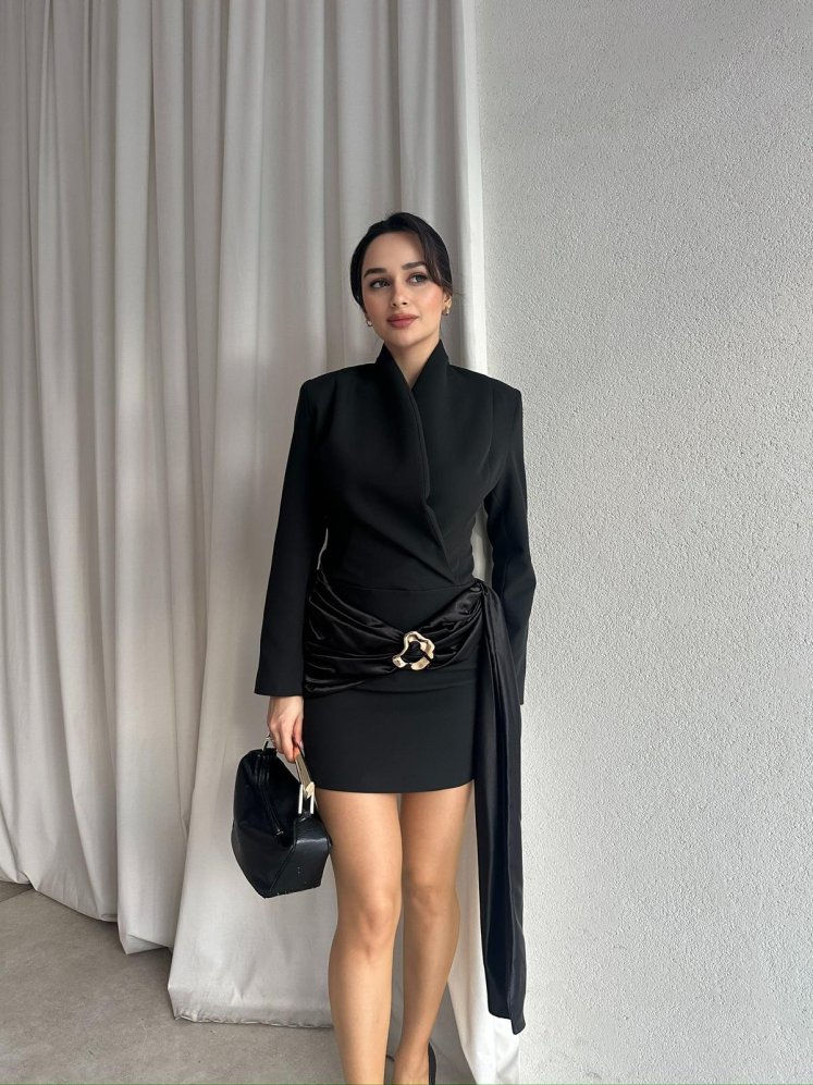 PAELA Elbise 8623 - Siyah - Mooi Butik