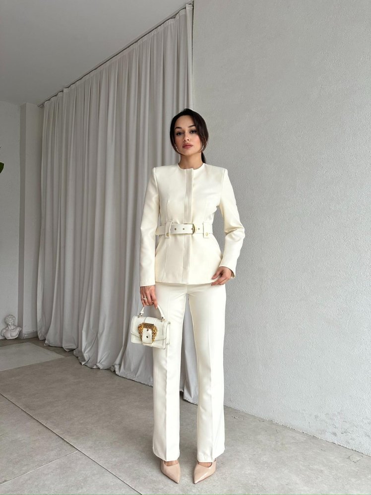 PALMA Takım 8328 - Krem - Mooi Butik