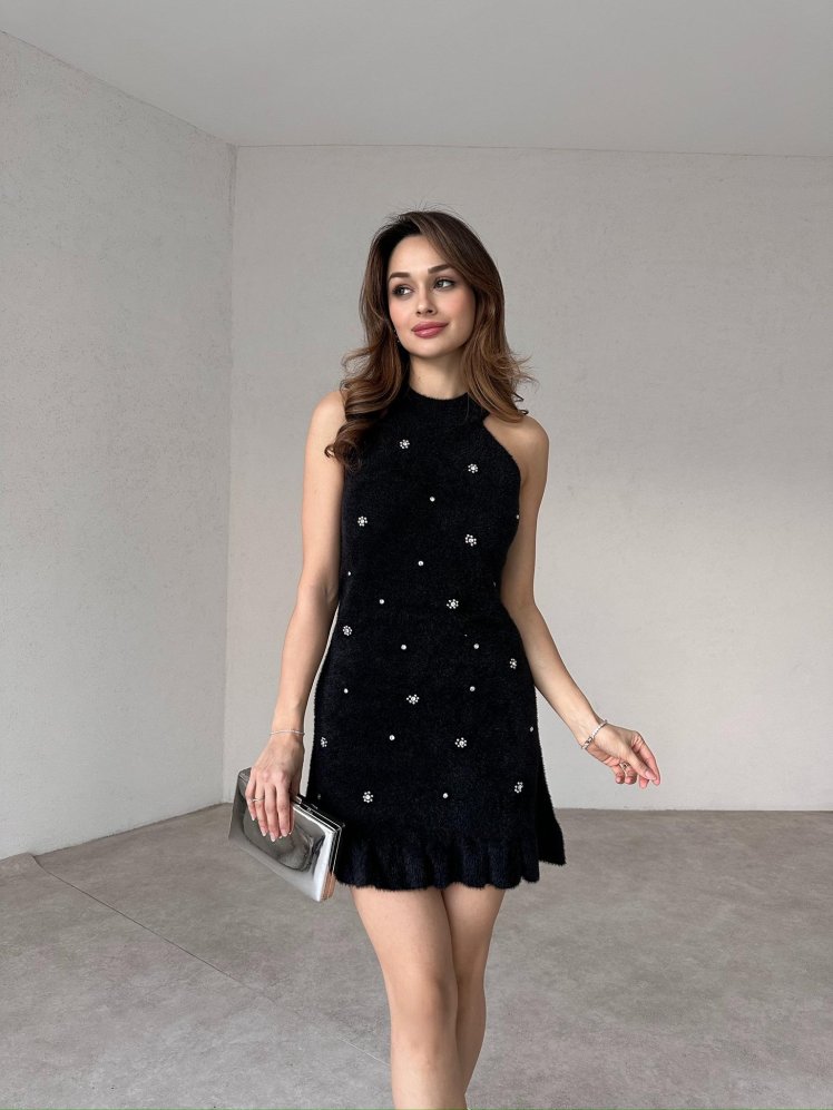 PANKOW Mini Elbise 2037 - Siyah - Mooi Butik