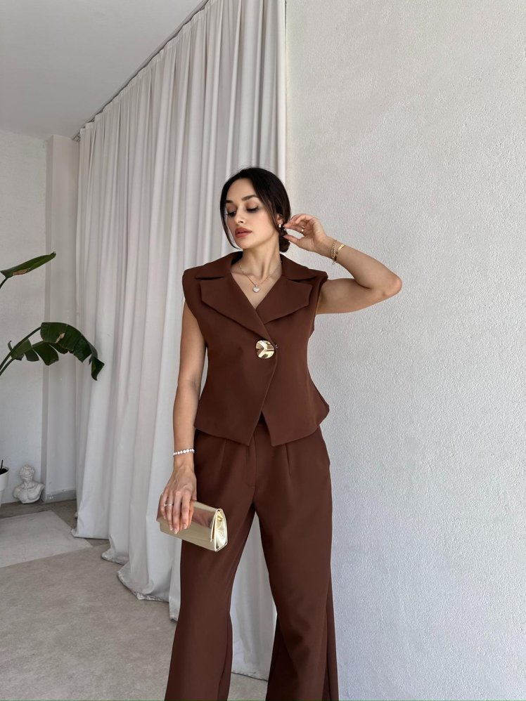 PARADİSE Takım 8245 - Acı Kahve - Mooi Butik