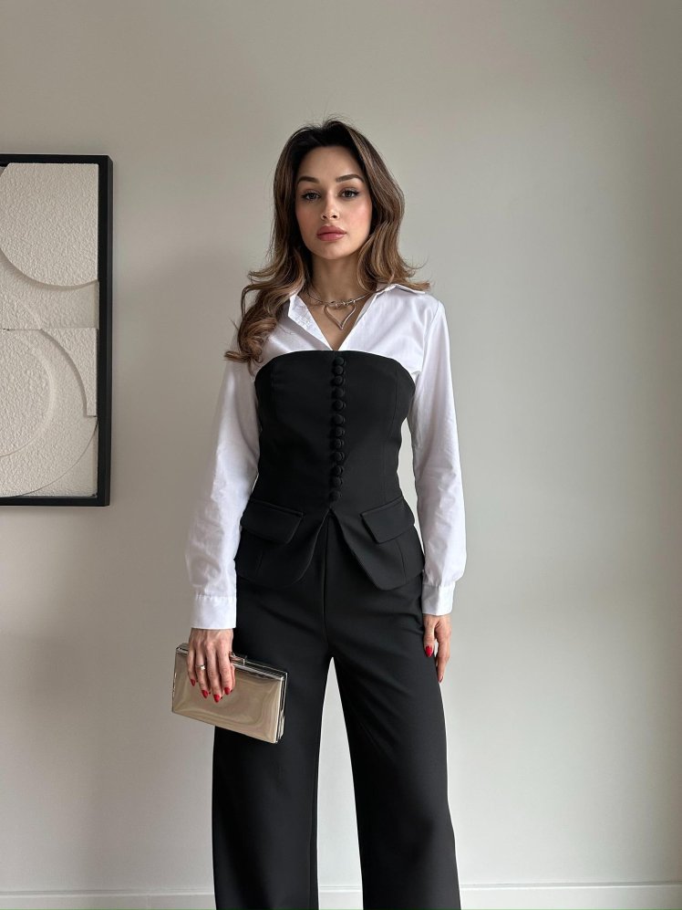 PARİDA Takım 3744 - Siyah - Mooi Butik