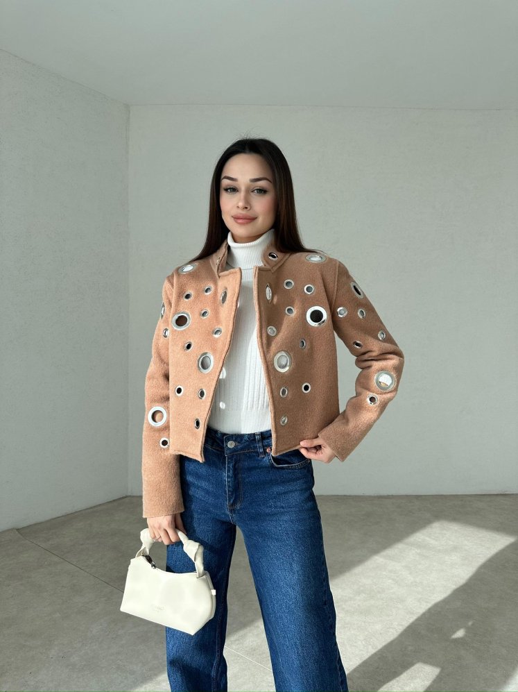 PATOW Ceket 3974 - Kahverengi - Mooi Butik