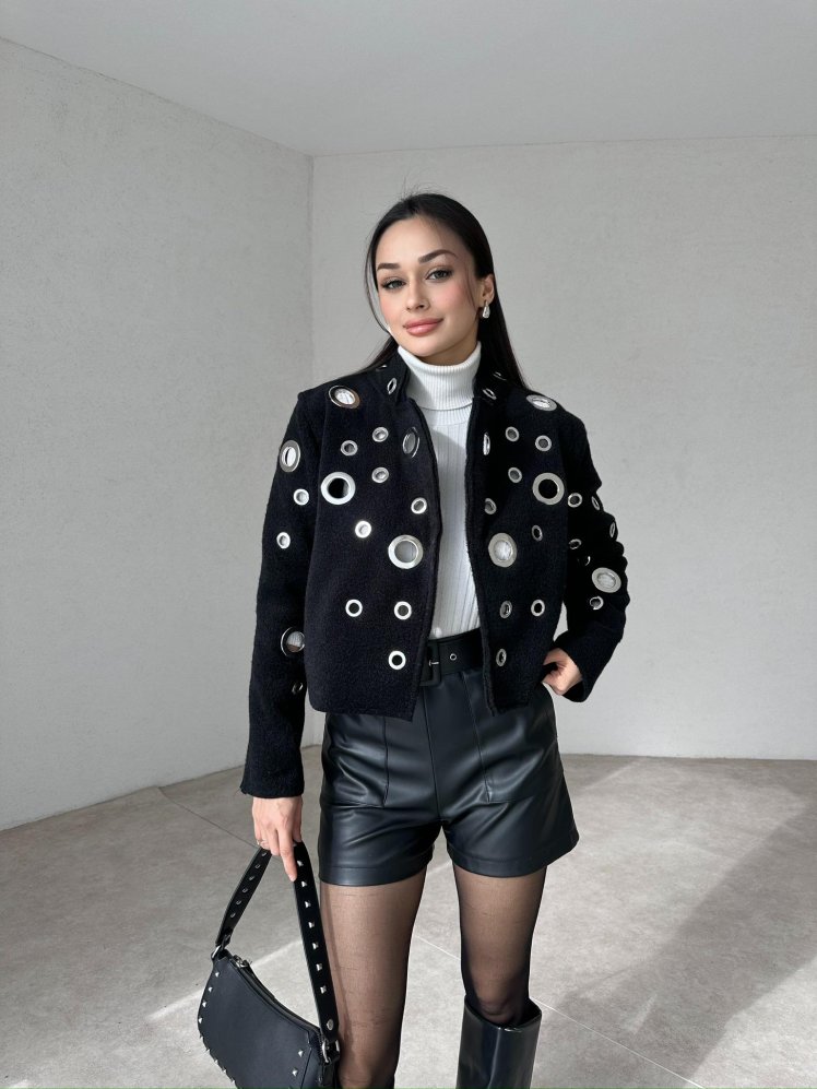 PATOW Ceket 3974 - Siyah - Mooi Butik