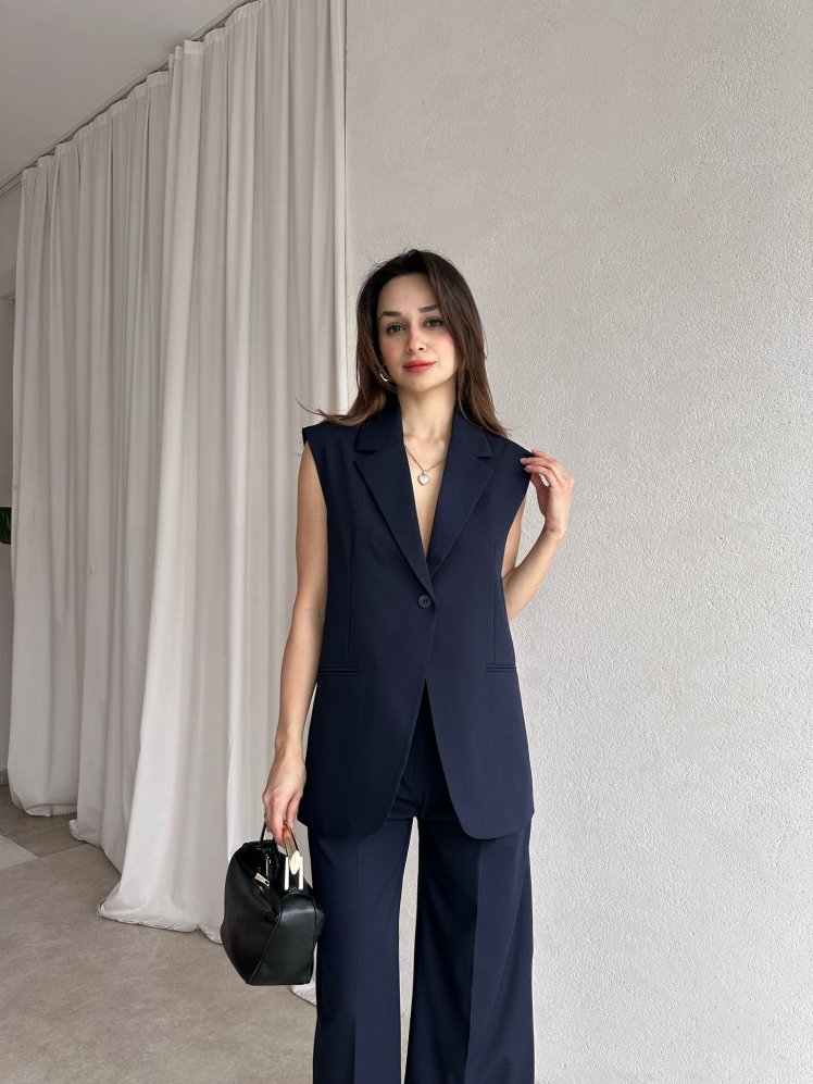 PEONY Takım 3083 - Lacivert - Mooi Butik