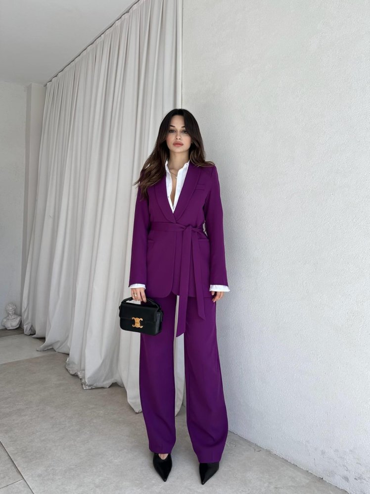 PERA Takım 8549 - Mor - Mooi Butik