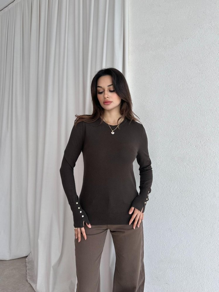 PEREZ Kazak 8494 - Acı Kahve - Mooi Butik