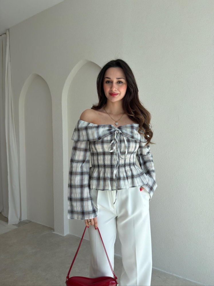 PİANA Gömlek 2834 - Beyaz - Mooi Butik