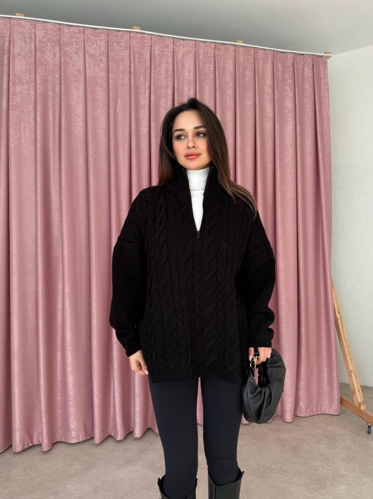 PİNE Triko Örgü Kazak 8333 - Siyah - Mooi Butik