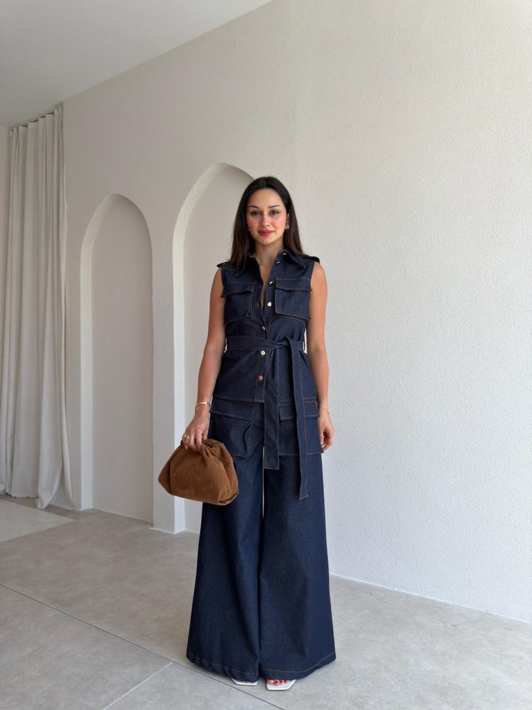 PLANT Denim Takım 4201 - Lacivert - Mooi Butik