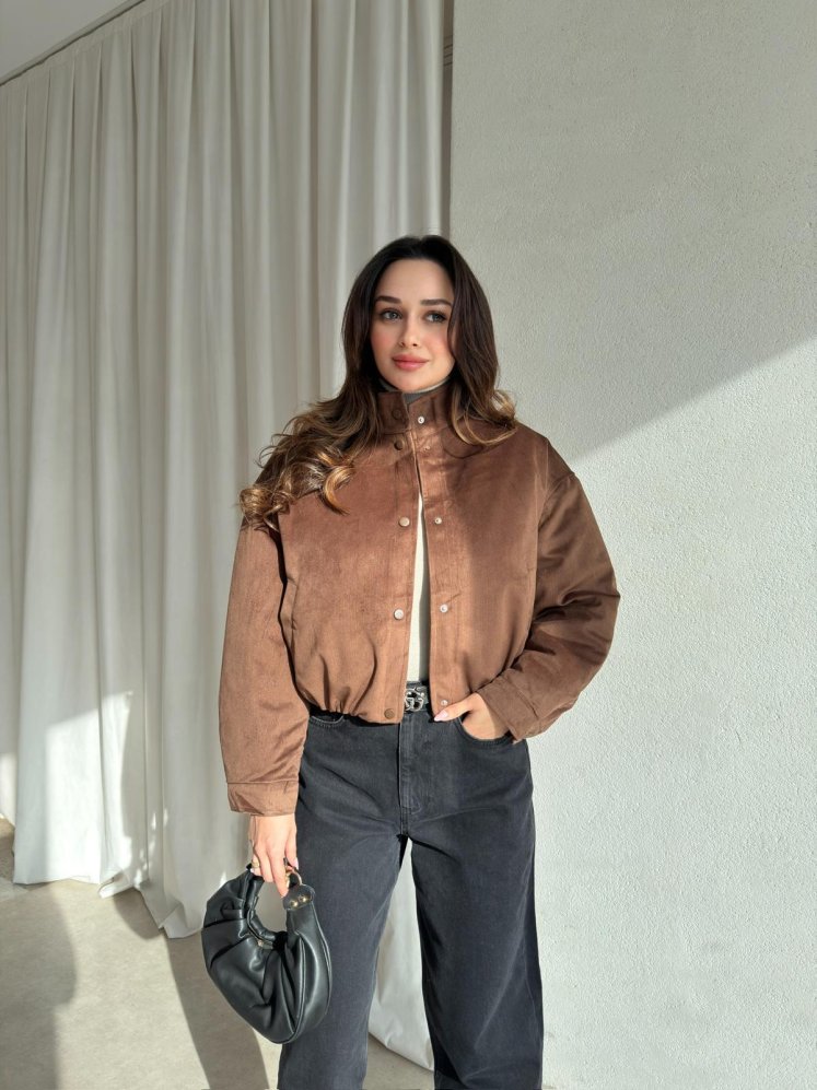 PODDY Bomber Ceket 0488 - Acı Kahve - Mooi Butik