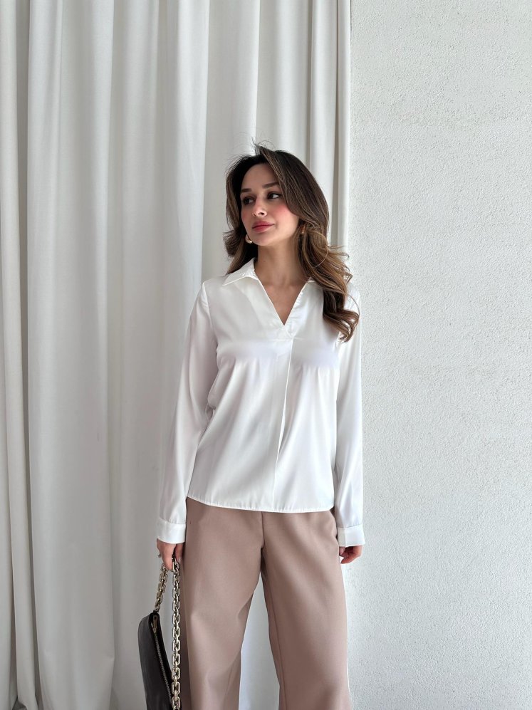 POPPER Gömlek 6745 - Beyaz - Mooi Butik (1)