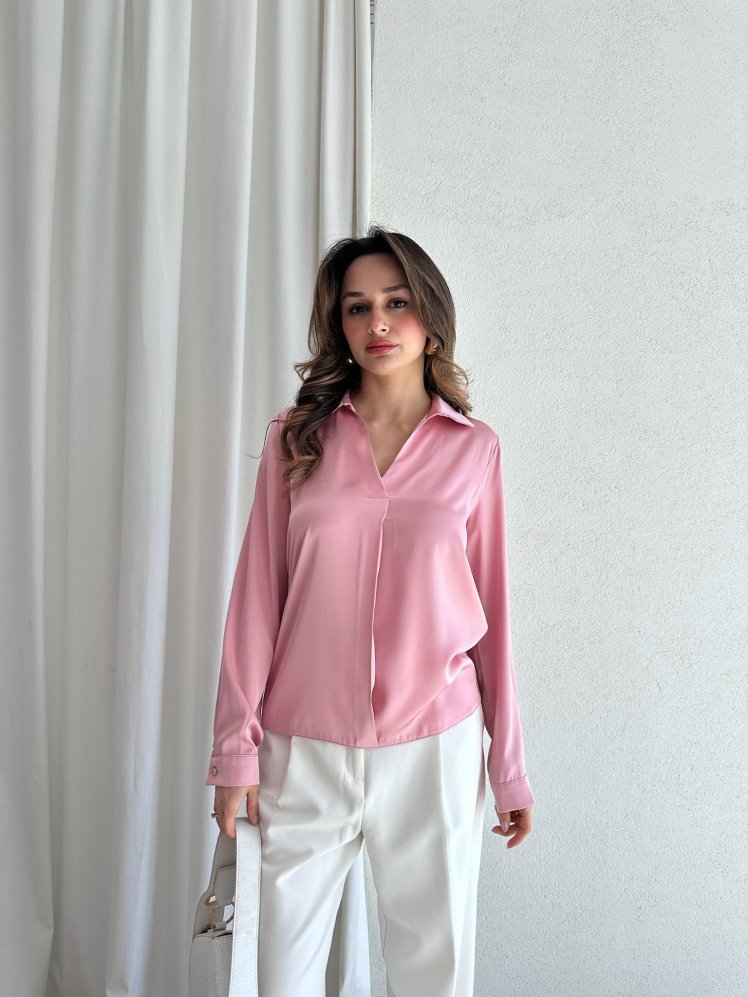 POPPER Gömlek 6745 - Pembe - Mooi Butik (1)